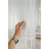 Emuz Beautifull Çiçekli Desenli Tül Perde Salon Tül 1 / 3 Sık Pile - Tül,Blackout,Fon,