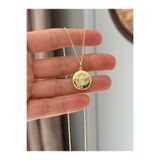 emy by emel luxury silver jewelry Altın Kaplama Kapaklı Arı Figürlü Madalyon Kolye 925 Ayar Gümüş