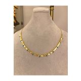 emy by emel luxury silver jewelry Turkuaz Taşı Mini Pullu Kolye Altın Kaplama 925 Ayar Gümüş