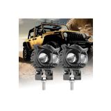 EMYA GROUP BAYKUŞ LED SİS FARI ÇAKARLI 5 FONKSİYON ÇİFT RENK SARI-BEYAZ MOTO-OFFROAD-SUV-İŞ MAKİNESİ 2 ADET