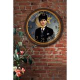 Emya Home Atatürk Duvar Saati - 29 cm