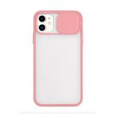 Emybox iPhone 11 Uyumlu Mat Silikon Telefon Kılıfı, Kamera Sürgü Korumalı, Modern Sade Tasarım, Darbe Koruması, Buzlu Arka Yüzey (Pembe, iPhone 11)