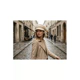 Emybox Orjinal % 100 Angora Yünlü Kadın Kasket Şapka İthal Örme Newsboy Baker Boy Kışlık Şık Bere