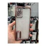 Emybox Xiaomi Redmi Note 11 Pro Kamera Lens Korumalı Şeffaf Yumuşak Silikon Telefon Kılıfı Kapak,Rose Tek Ebat