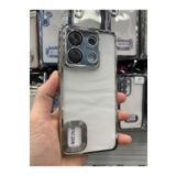 Emybox Xiaomi Redmi Note 13 Pro 5G Kamera Lens Korumalı Şeffaf Yumuşak Silikon Telefon Kılıfı Kapak,Gümüş Tek Ebat