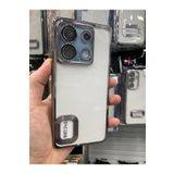 Emybox Xiaomi Redmi Note 13 Pro 5G Kamera Lens Korumalı Şeffaf Yumuşak Silikon Telefon Kılıfı Kapak,Titanyum Tek Ebat