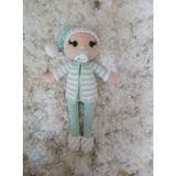 Emzikli Bebek Amigurumi Organik Oyuncak