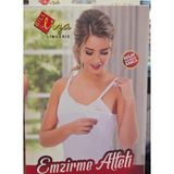 Emzirme Atleti, Kolay Açılabilir Kanca, Beyaz, Kadın İç Giyim