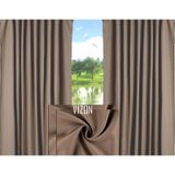 En 140 CM Boy 200 CM Pilesiz Blackout Karartma Fon Perde.Vizon Renk Bej