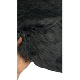En 150CM Yumuşak Peluş Antrasit Kürk Kışlık Kumaş Ceket, Mont, Kürk, Kaban, Hırka, Kaban - 00