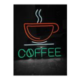 En Güzel Günde Coffee Neon Led Işıklı Yazı 45*50 Cm