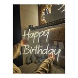 En Güzel Günde Happy Birthday Neon Led Işıklı Yazı
