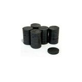 En İyisini İste 50 Adet 18 mm x 3mm Yuvarlak Kömür Mıknatısı-Duvar Süsü - Nikah Şekeri - Deney Malzemesi Mıknatıs - Siyah