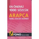 En Önemli 1000 Sözcük Arapça Temel Sözcük Hazinesi - Fono Yayınları