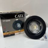 En Parlak Cata CT-5200 7 W Sıva Altı LED Spot Armatür Siyah Gövde 4 Adet Yuvarlak Şekil Yüksek Aydınlatma Performansı - Beyaz