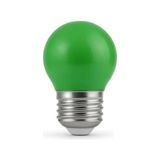 En Parlak Gece Lambası Ampülü 1W LED E27 Duy Yeşil