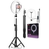 EN SİGA 10 Inç Ring Lıght 120 Led Influencer Youtuber Tiktok Telefon Tutucu Makyaj Işığı 2.1 Mt Trıpod