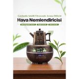 EN SİGA Çaydanlık Şekilli Ultrasonik Aroma Difüzör Uçucu Yağ Konabilir Bronz