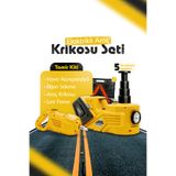 EN SİGA Elektrikli Araç Krikosu Seti 5 Ton Kaldırma Bijon Sökme Kompresör Fenerli Araç Tamir Kiti
