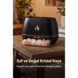 EN SİGA Humidifier 200 ml Salt Lamp | Ultrasonik Gece Lambası | Kaya Tuzlu Hava Nemlendirici Tuz Hediyeli