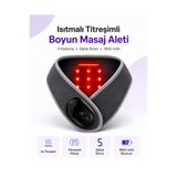 EN SİGA Isıtmalı Titreşimli Boyun Masaj Aleti 5 Kademe Dijital Ekran 1800 mAh
