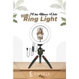 EN SİGA Masa Üstü Işık Ring Light 10 Inç Led Mini Masa Tripodlu Video Stüdyo Makyaj Işığı