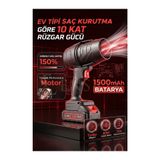 EN SİGA Mega Büyk Şiddetli Turbo Jet Fan Profesyonel 52mm Motor El Tipi Üfleyici Araç Makine