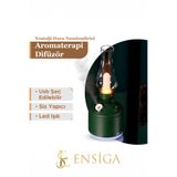 EN SİGA Nostalji Hava Nemlendirici Ile Led Işık Aromaterapi Difüzör Kablosuz Mist Maker Usb Şarj Edilebilir