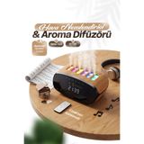 EN SİGA Speaker Özellikli Bluetooth Işıklı Hava Nemlendirici Aroma Difüzör Hava Nemlendirici 500ML