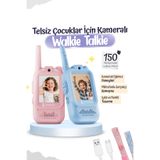 EN SİGA Telsiz Çocuklar İçin Kameralı Mikrofonlu Oyuncak Walkie Talkie Seti Işıklı ve 150m Menzilli