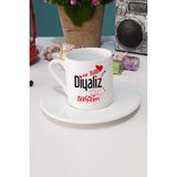 En Tatlı Diyaliz Teknikeri Türk Kahvesi Fincanı Beyaz - 1 Adet - 70 ml