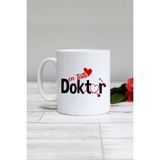 En Tatlı Doktor Kupa Bardak Beyaz - 1 Adet - 300 ml
