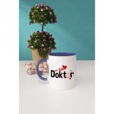 En Tatlı Doktor Kupa Bardak Lacivert - 1 Adet - 300 ml