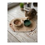 ENA Kedi köpek mama paspası, mama matı, hasır paspas 50*30
