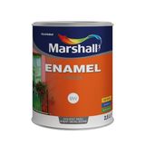 Enamel Parlak Sentetik Yağlı Solvent Bazlı Ahşap Metal Boyası - Siyah - 0.75l