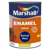 ENAMEL SOLVENT BAZLI AHŞAP-METAL BOYASI PARLAK BONCUK MAVİ 0,75LT