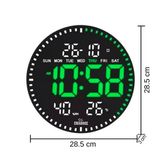 Enarose 3D Led Dijital Duvar Saati Awc25860-1 (8 Farklı Alarmlı)