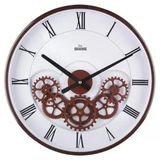 Enarose E35723 Brown 43 Cm Çarklı Duvar Saati