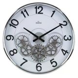Enarose E35725 Silver 43 Cm Çarklı Duvar Saati