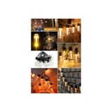 Enashop 5 Metre 10 Led Gün Işığı Fişli Şerit Işık - Dış Mekan Kullanıma Uygun, Kırılmaz Ve Su Geçirmez Sarı