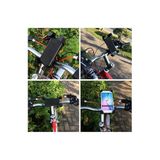 Enashop Bisiklet Motosiklet Ayarlanabilir Gidon Bağlantılı Telefon Tutucu Siyah Enasmor05222