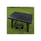 ENASHOP Büyük boy 75x50 yükseklik 57cm Piknik Masası katlanır