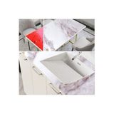 Enashop Mermer Desenli Masa Tezgah Mutfak Su Geçirmez Yapışkanlı Folyo Sticker Sarı 5X60 Cm