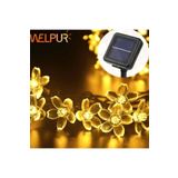 ENASHOP Solar 30 Ledli Çiçekli Günışığı Bahçe Aydınlatma Dekorasyon Güneş Enerjili