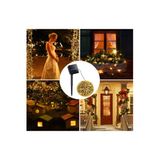 ENASHOP SOLAR BAHÇE PERİ LED 12m 100 LED , gün ışığı, 8 fonksiyon, solar led