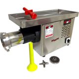 Enazon 22 No Et Kıyma Makinesi 1,5 Hp (Yedek Ayna Bıçak Sucuk Aparatlı) - Gri