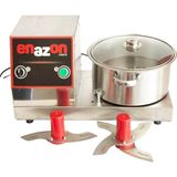 Enazon 500-800 Watt Güçlü Soğan Sebze Tarhana Doğrama Makinesi 3 kg Kapasite ile Modern Blender - Inox