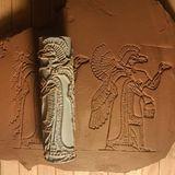 Enb Ceramic10 cm Asur Nisrok Desen Oklavası Desen Rulosu Seramik & Polimer Kil Için Uyumlu- Nisrok