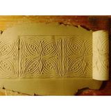 Enb Ceramic10 cm Geometrik Desen Oklavası Desen Rulosu Seramik & Polimer Kil Heykel Için Uyumlu- Geometrik8