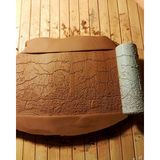 Enb Ceramic10 cm Taş Doku Rulosu Seramik&polimer Kil Desen Oklavası - 1 Adet
